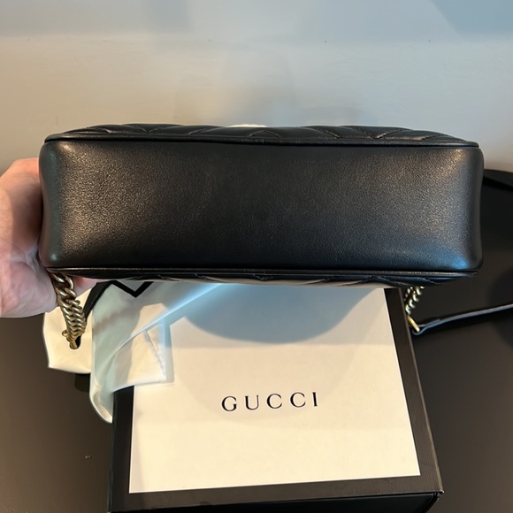 Nearly new Gucci Marmont small matelassé shoulder bag - Picture 7 of 12